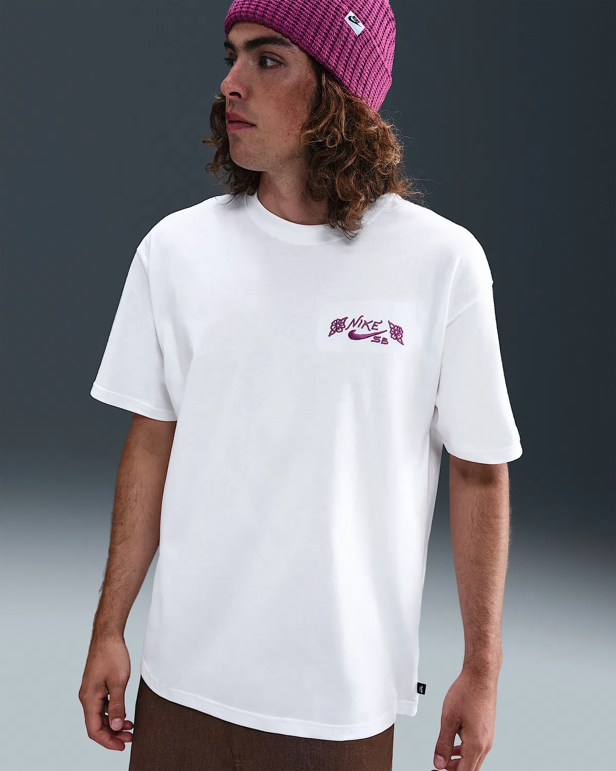 Max90 Skate T-Shirt Nike SB, White — фото 2