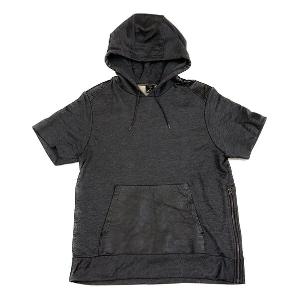 

Толстовка Air Jordan Short Sleeve Hoodie 'Black', черный