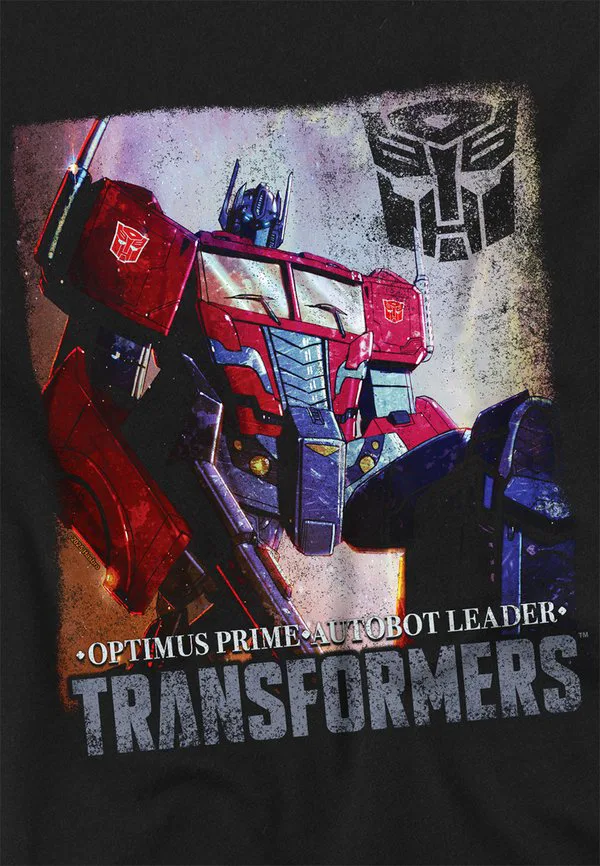 

Футболка с длинными рукавами с обложкой комикса "трансформеры: поколения оптимуса прайма" Hasbro, Black