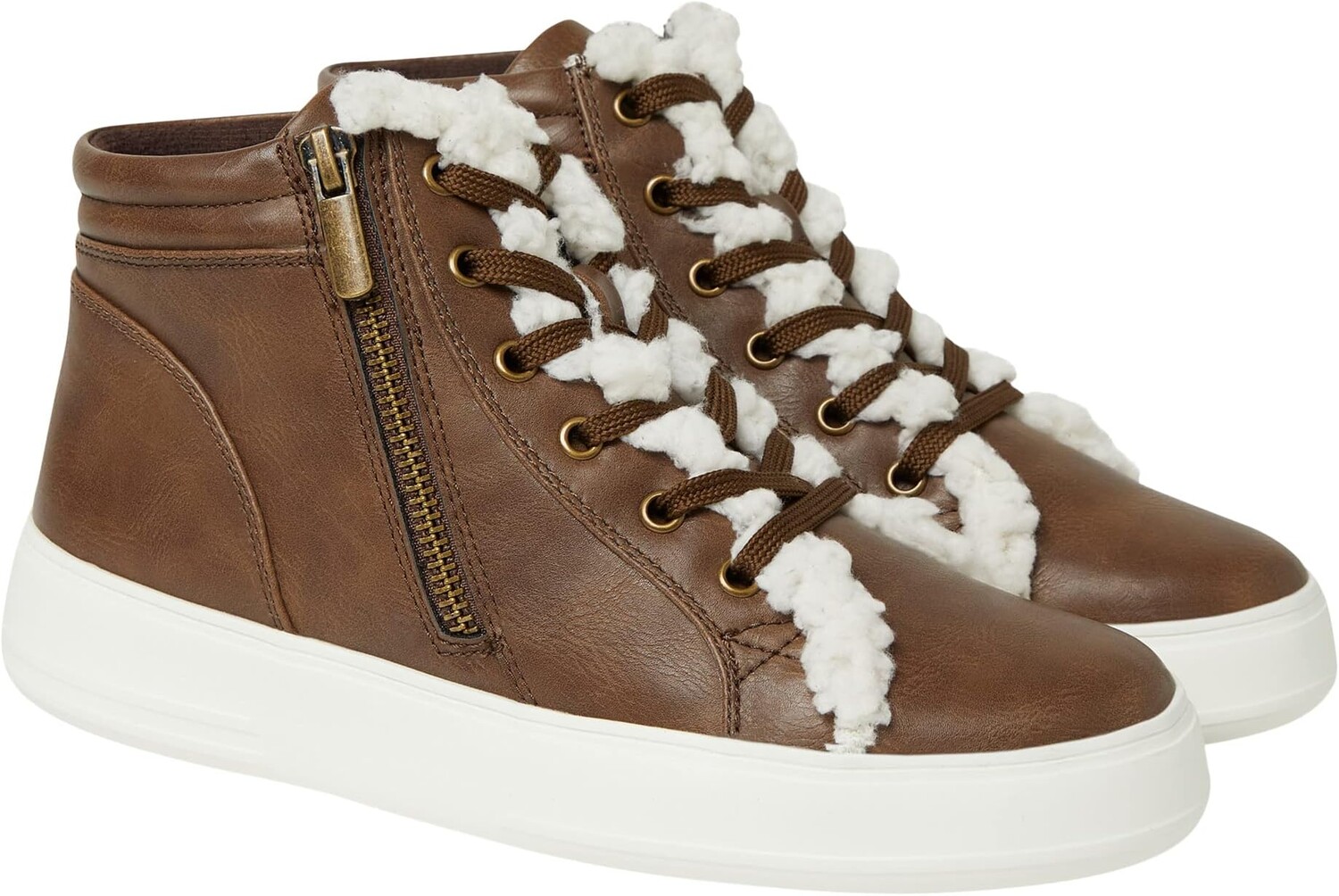 

Кроссовки Original Comfort by Dearfoams Kinsley Zip & Lace Bootie, коричневый