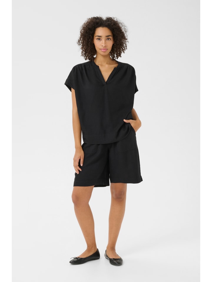 

Блузка Kaffe, глубокий черный