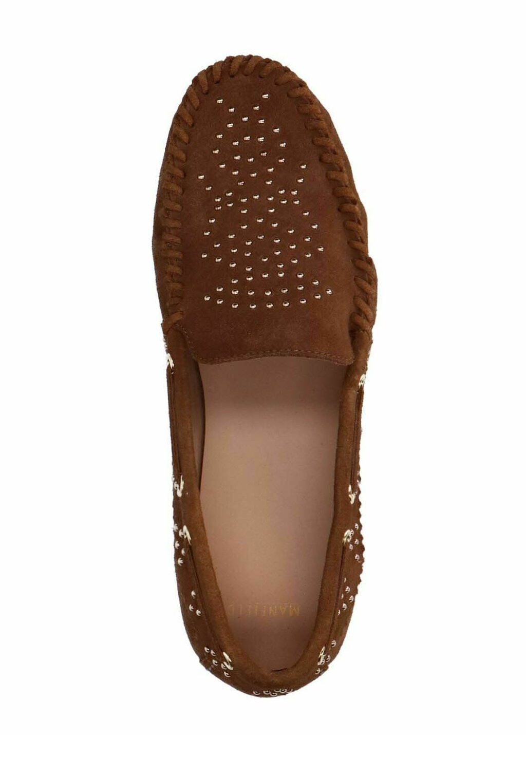 

Топсайдеры LOAFER MIT NIETEN Manfield, коньяк