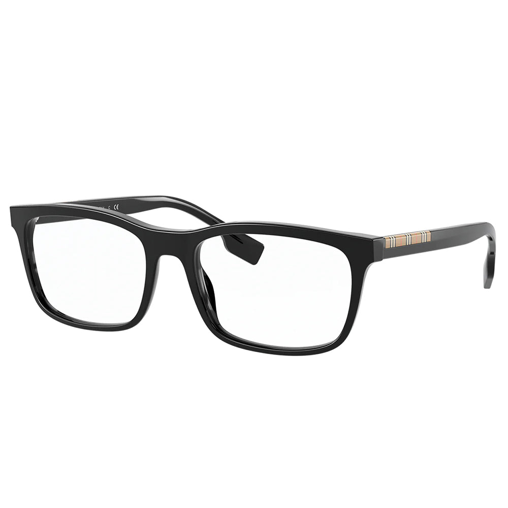 

Burberry ELM BE 2334 3001 55 мм унисекс прямоугольные очки 55 мм, черный