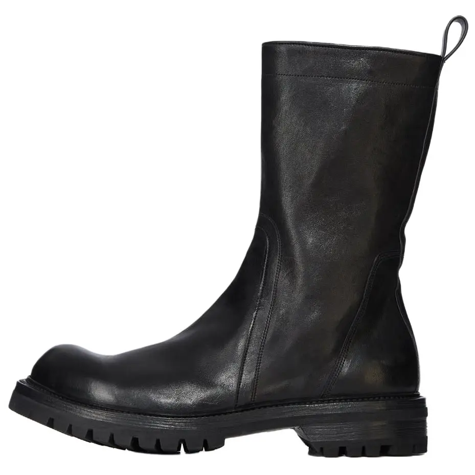 

RICK OWENS RO Concordians Army Ankle Boots 3cm мужские черные