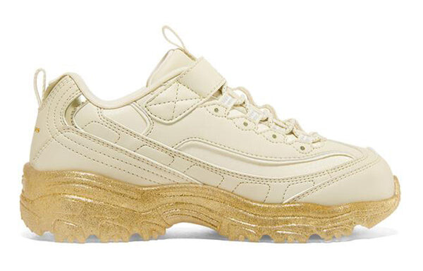Кроссовки (GS) Skechers James Goldcrown x D'Lites Crystal Marathon Running Shoes 'Beige Gold', бежевый — фото 2