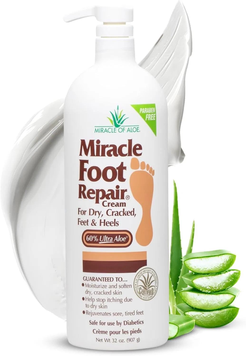 Крем для ног «Miracle Foot Repair» с алоэ вера Miracle Of Aloe