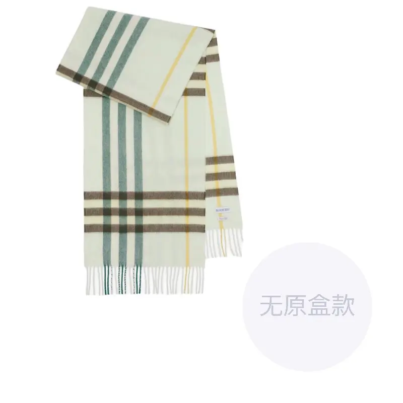

Проверенный шарф Burberry, Зеленый, Проверенный шарф Burberry
