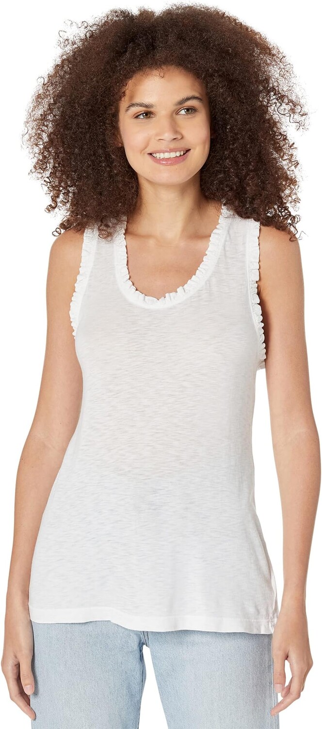

Топ LAmade Arielle Ruffled Tank, белый