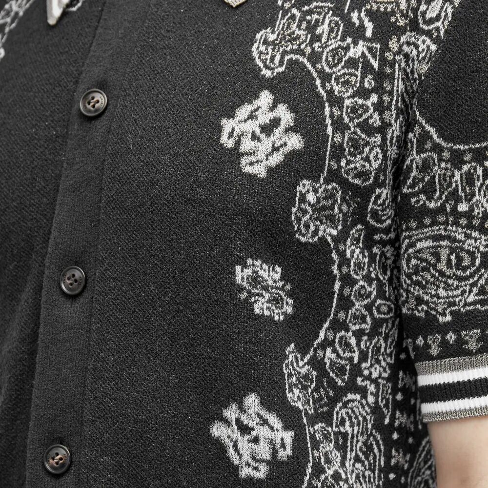 

Трикотажная рубашка-поло Amiri Bandana, черный