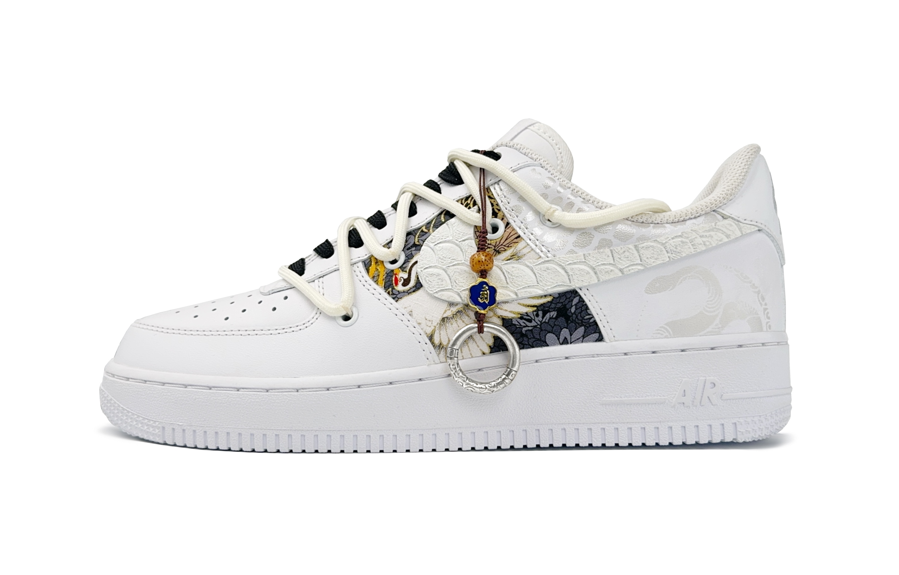 

Nike Кроссовки Air Force 1 для скейтбординга с низким верхом, износостойкие, белые, мужские