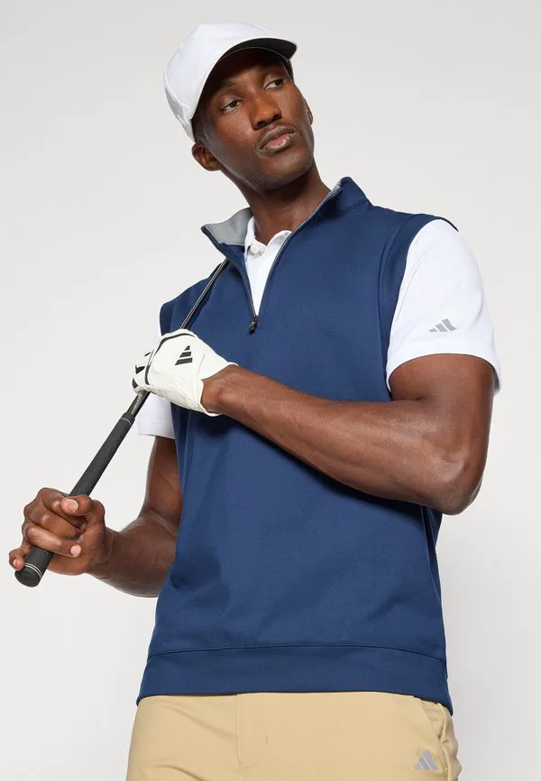 Классический жилет ultimate365 с застежкой-молнией до середины груди Adidas Golf, Conavy — фото 4