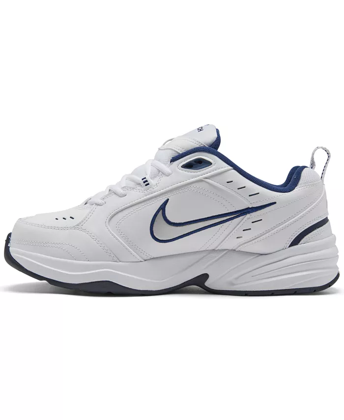 Мужские кроссовки для тренировок Air Monarch IV с широкой колодкой от Finish Line Nike, белый — фото 3