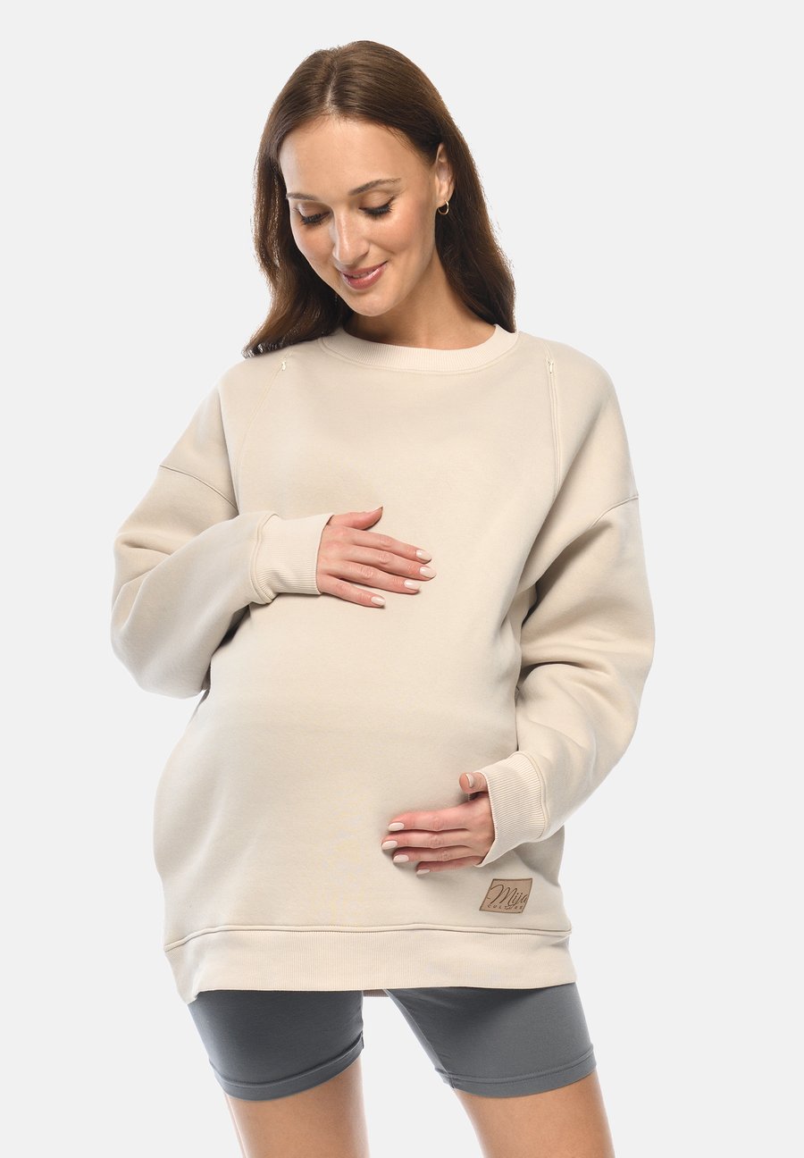 

Толстовка Mija Culture 2-IN-1 UMSTANDS- UND OVERSIZE MILEY M020 , Beige Colour/Beige, Бежевый, Толстовка Mija Culture 2-IN-1 UMSTANDS- UND OVERSIZE MILEY M020 , Beige Colour/Beige