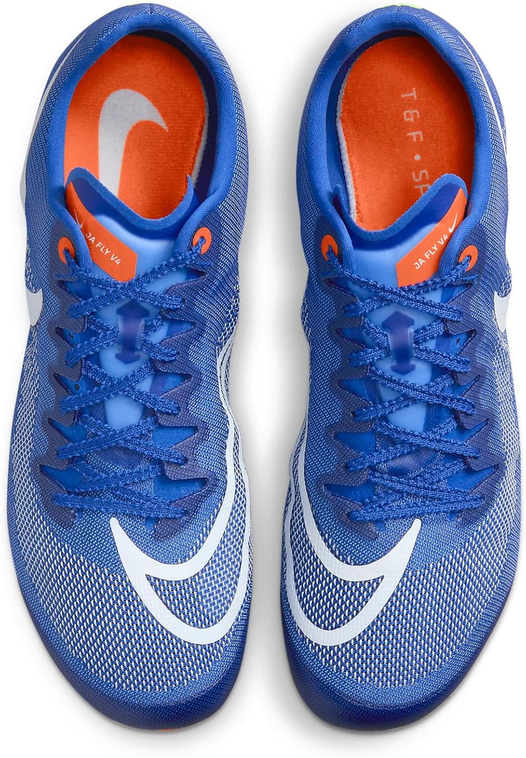 Бутсы Nike Unisex JA Fly 4 (400 - гоночный синий/белый-оранжевый), Racer Blue/Safety Orange/White — фото 4