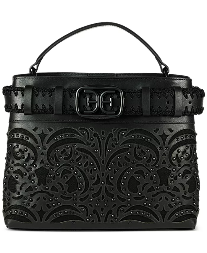 

Сумка-портфель Willette Floral Dyecut из кожи Sam Edelman, черный