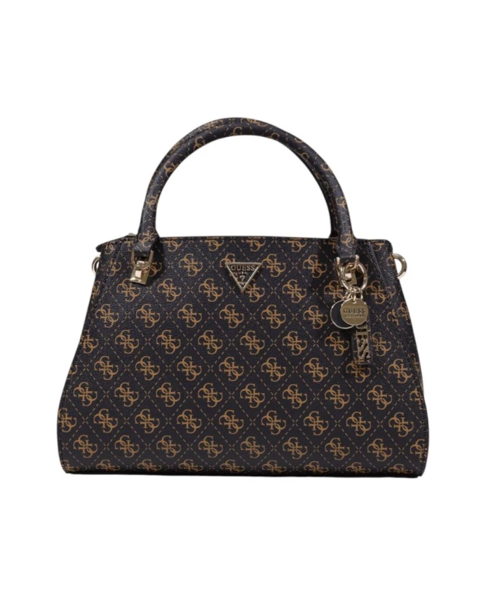 

Сумка с плечевым ремнем и деталями с принтом. Guess, коричневый