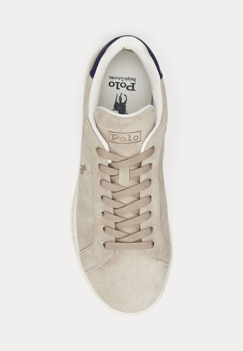 Кроссовки HERITAGE COURT II SUEDE SNEAKER UNISEX Polo Ralph Lauren, бежевый — фото 3