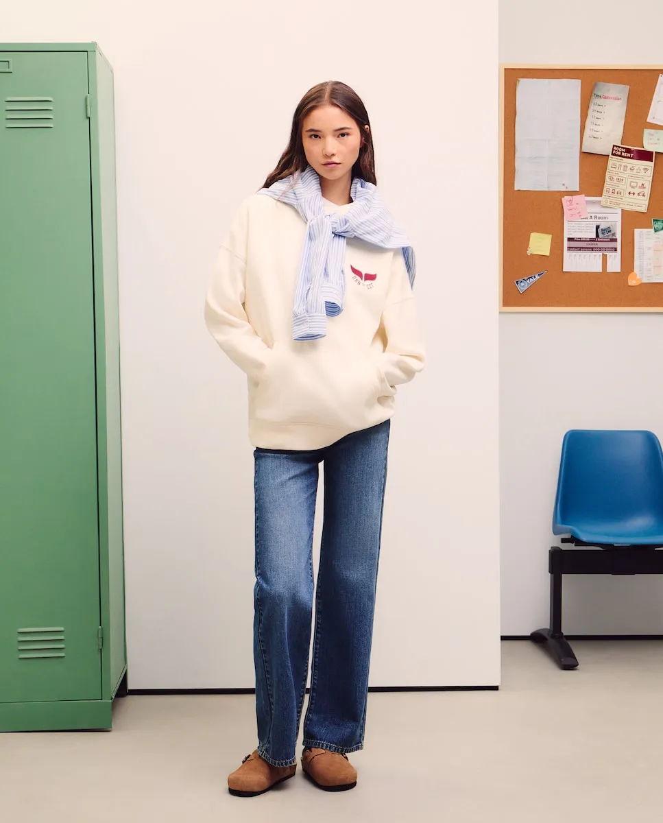 

Женские прямые брюки с карманом в виде звезды Green Coast, индиго