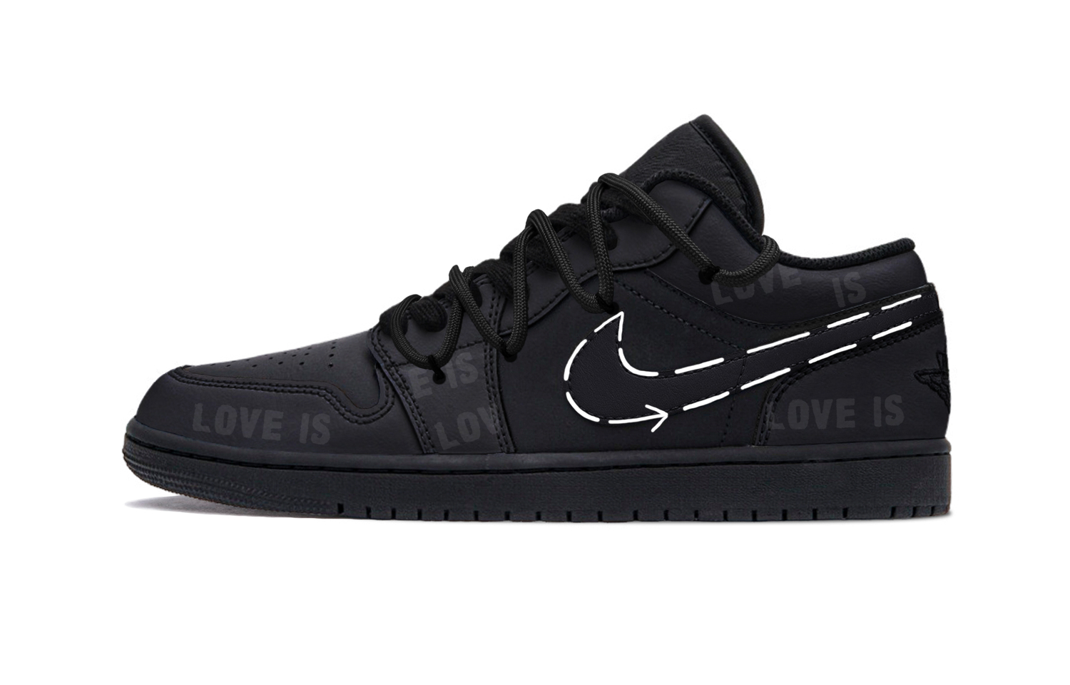 

Jordan Мужские низкие баскетбольные кроссовки Air 1 Vintage, черно-белая расцветка