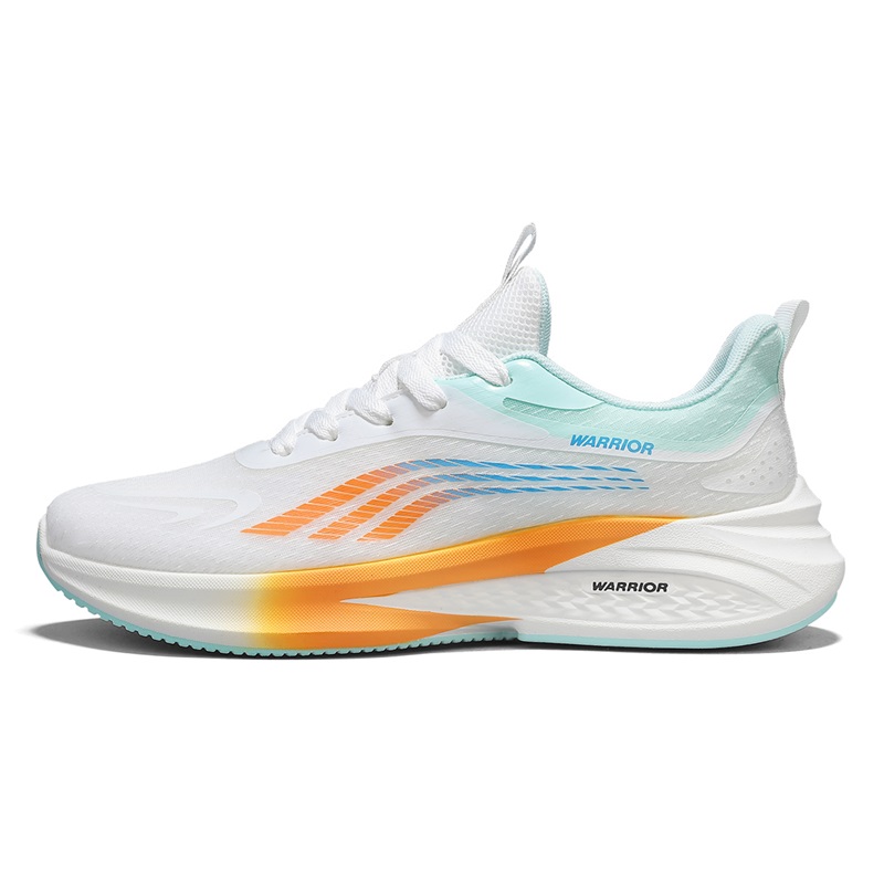

Кроссовки мужские с низким верхом WARRIOR, White Light Green Orange