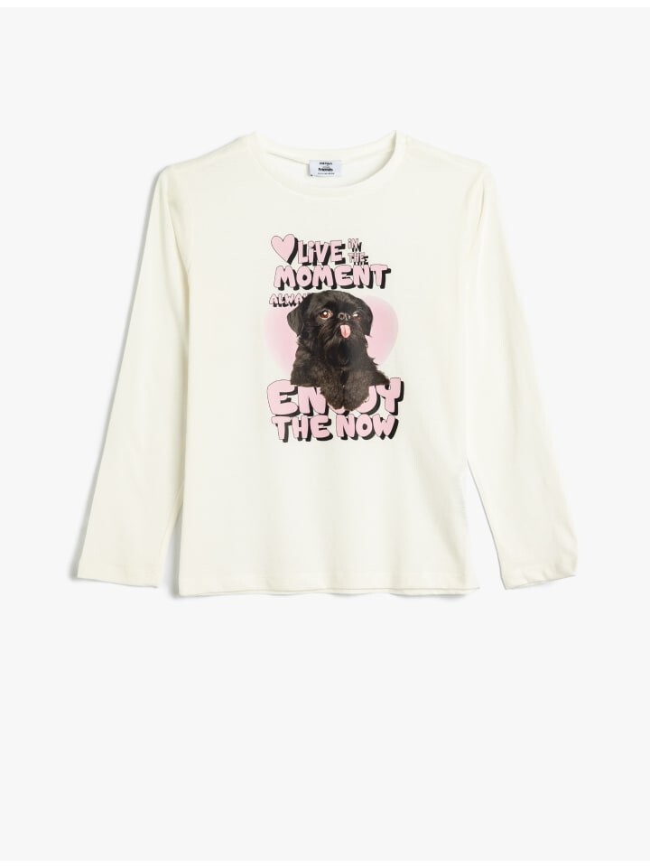 

Футболка KOTON T-shirt, цвет Ekru