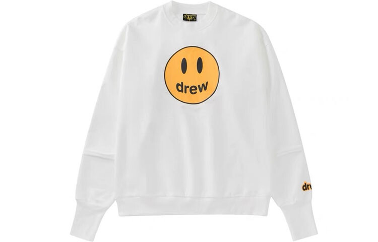 

Толстовка Smiley Collection унисекс белая Drew House, белый