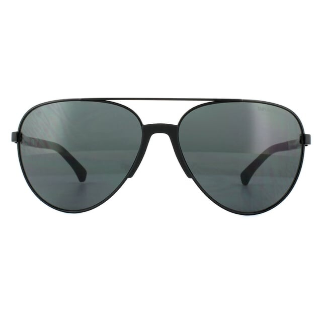 

Солнцезащитные очки 2059 320387 матовые серые Emporio Armani, черный