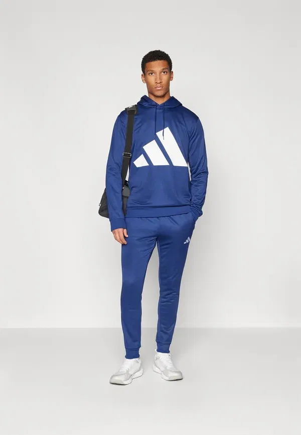 Толстовка с капюшоном Adidas Sportswear Big Logo, темно-синий — фото 2