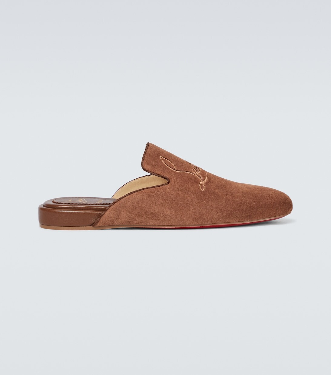 

Темно-синие мюли Coolito на плоской подошве Christian Louboutin, коричневый