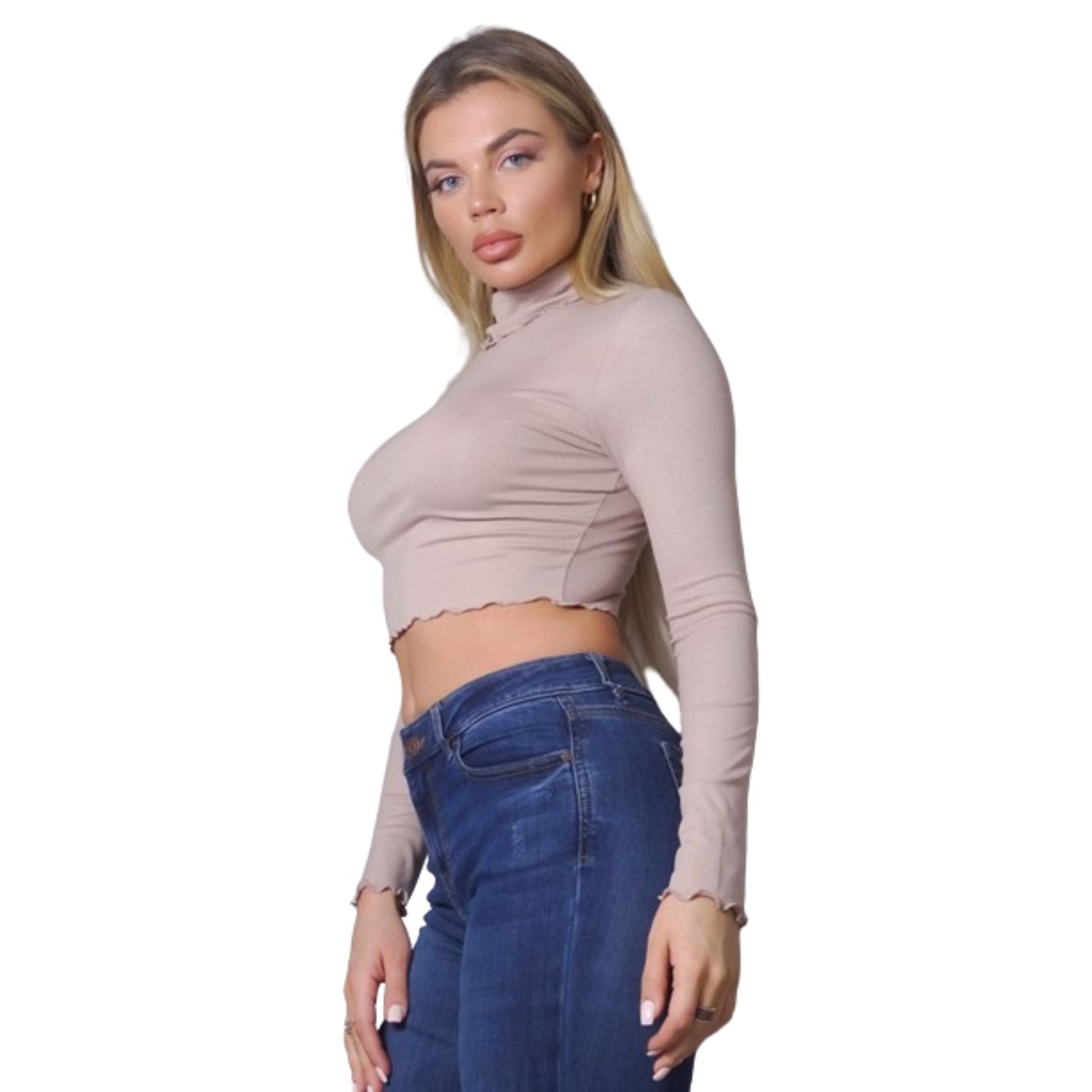 

Блузка женская FASHNZFAB, серо-коричневый