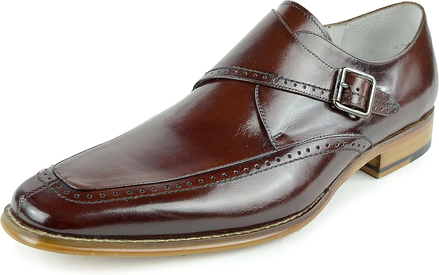 Мужские лоферы классические кожаные Moda Di Raza, Cognac-ii