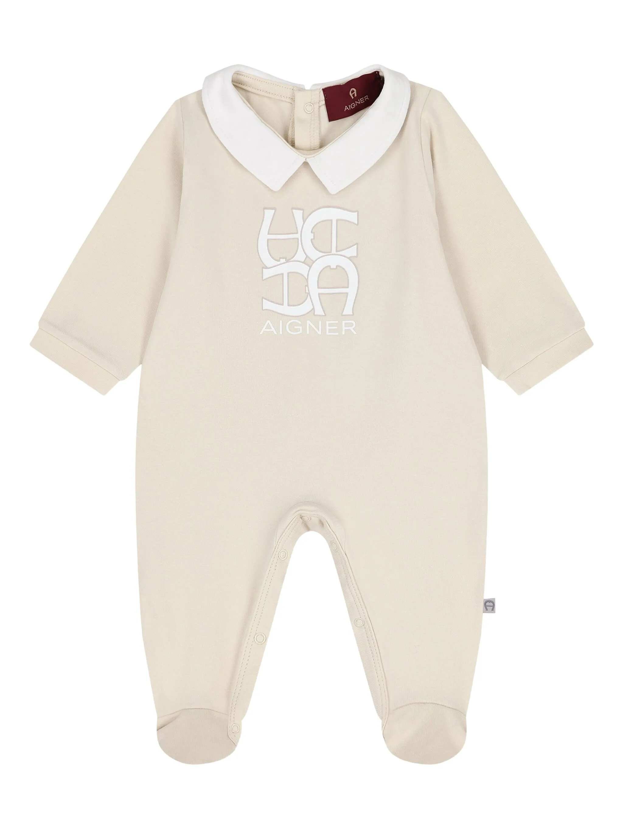 

Комбинезон для новорожденного с логотипом Aigner Kids, бежевый