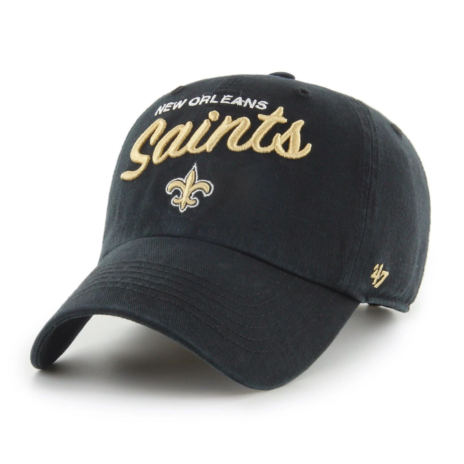 

Женская черная регулируемая шляпа New Orleans Saints Phoebe '47