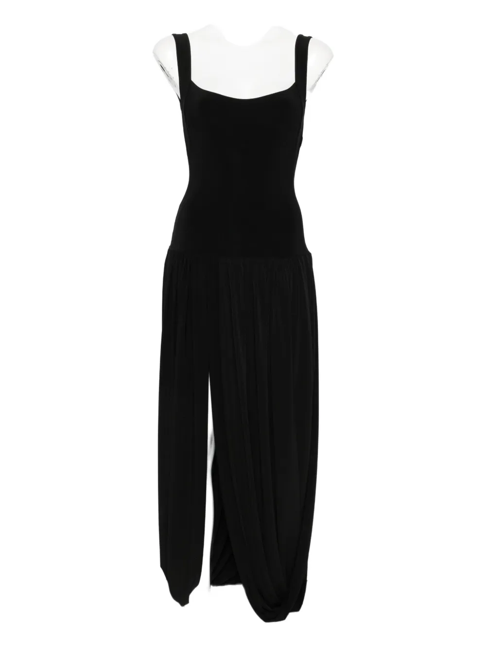 

Платье миди с круглым вырезом Atu Body Couture, черный