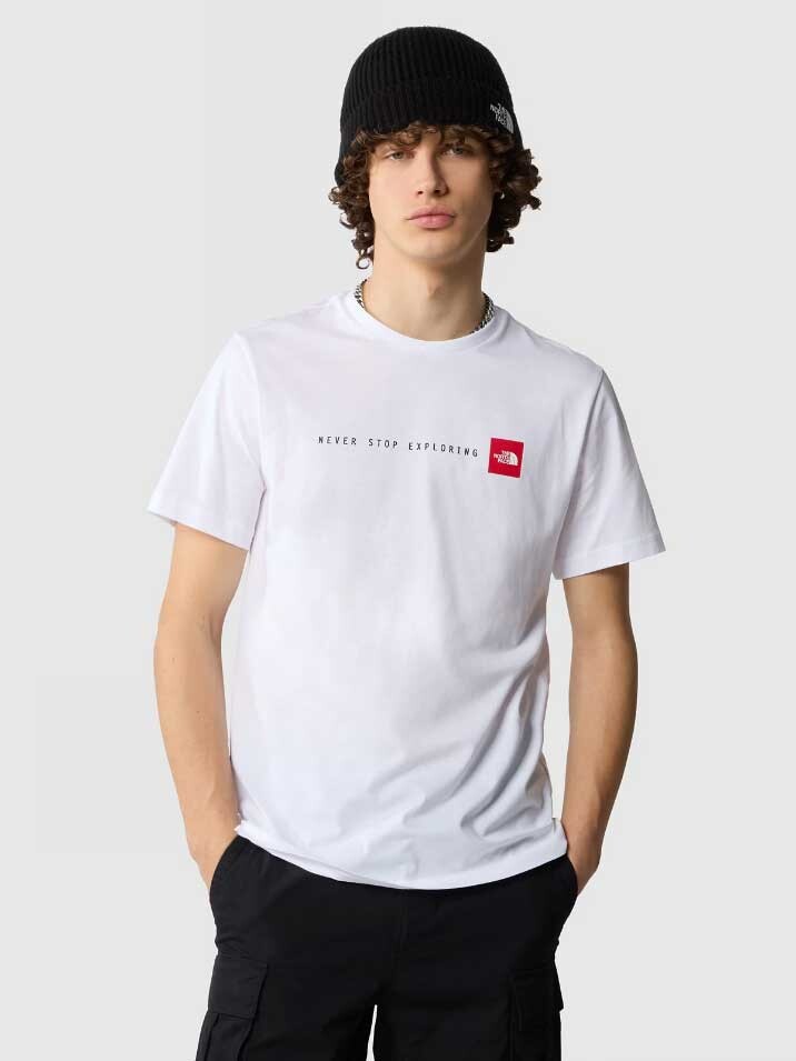 

Футболка The North Face M S/S NEVER STOP EXPLORING, белый