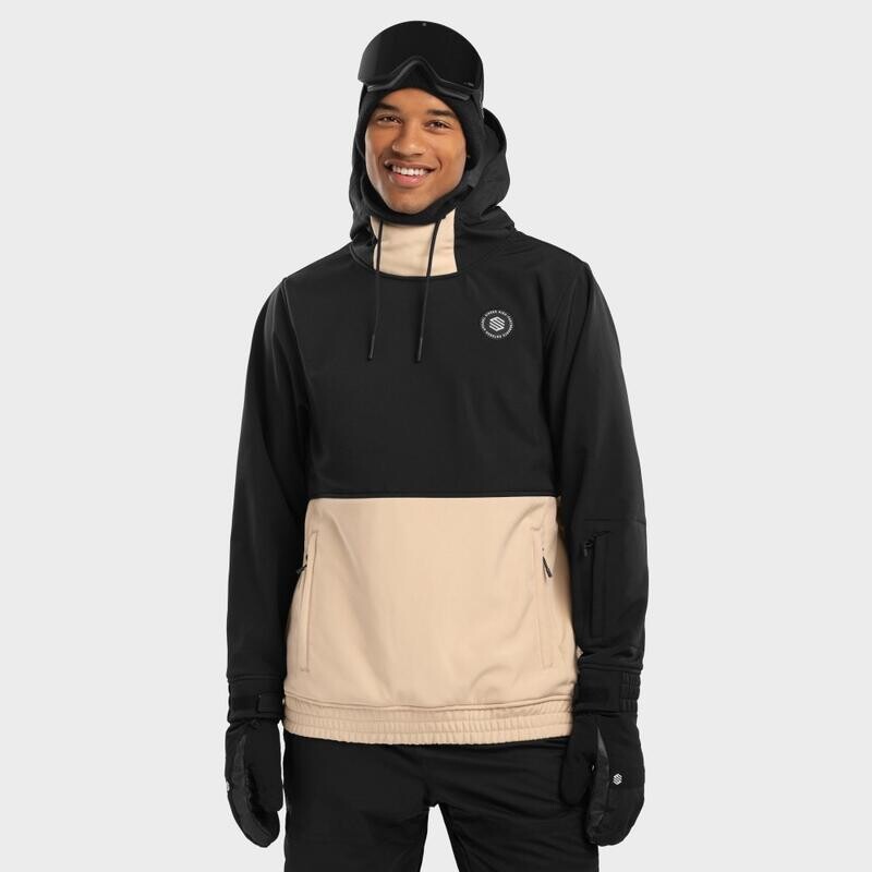 

Мужская куртка Siroko, цвет black/beige