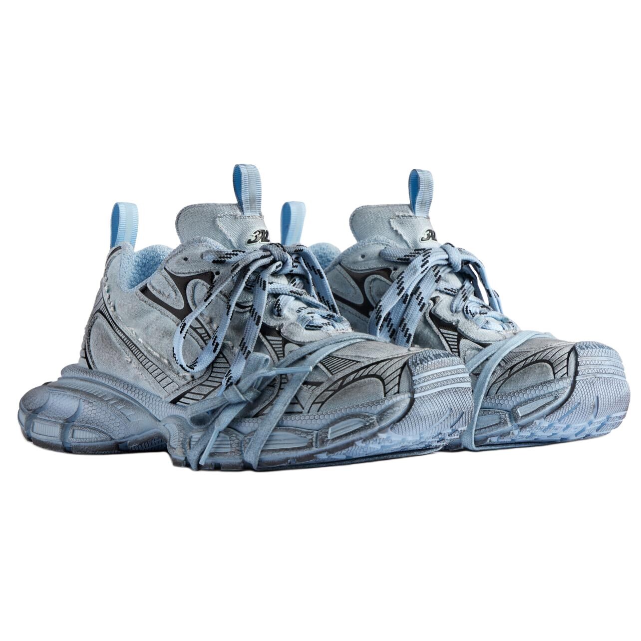 Кроссовки мужские Balenciaga 3XL Chunky Sneakers, голубой — фото 3