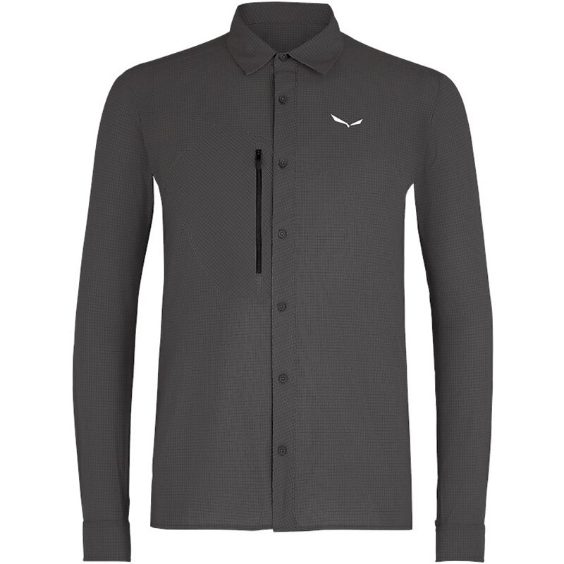 

Puez minicheck2 dry ml/s srt Salewa, цвет onyx