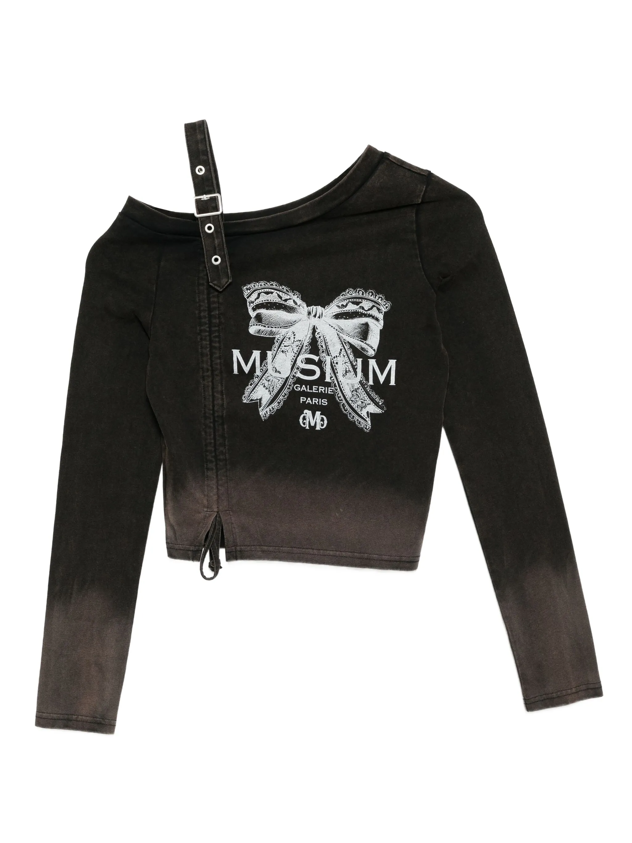 

Футболка с принтом Musium Div., коричневый