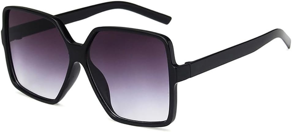 

Большие мужские солнцезащитные очки для женщин, ретро-модные роскошные солнцезащитные очки для женщин, для активного отдыха и путешествий, защита от УФ-излучения UV400 TKKTLLT, Black Gradient Grey