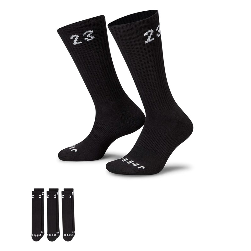 

Носки Essentials Crew, 3 пары Nike, черный