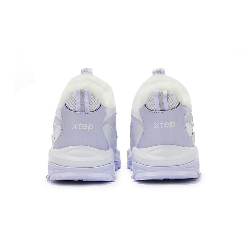 Кроссовки XTEP Kids Lifestyle Shoes GS Mid-top New White/snow Cyan, голубой — фото 4
