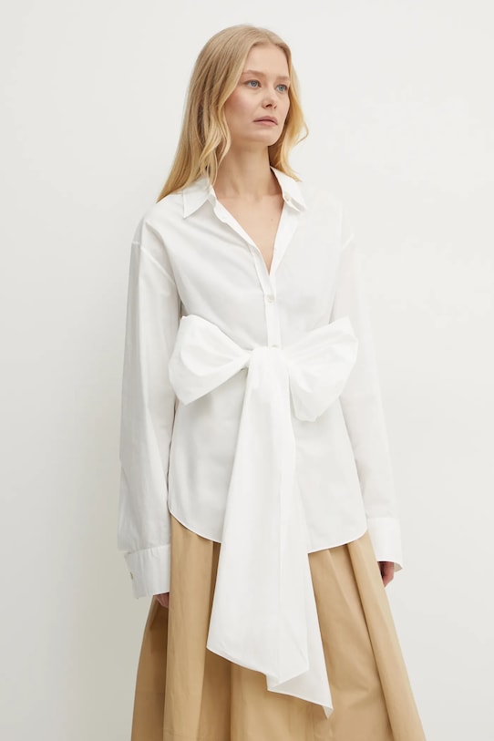 

Хлопковая рубашка Forte Forte, белый