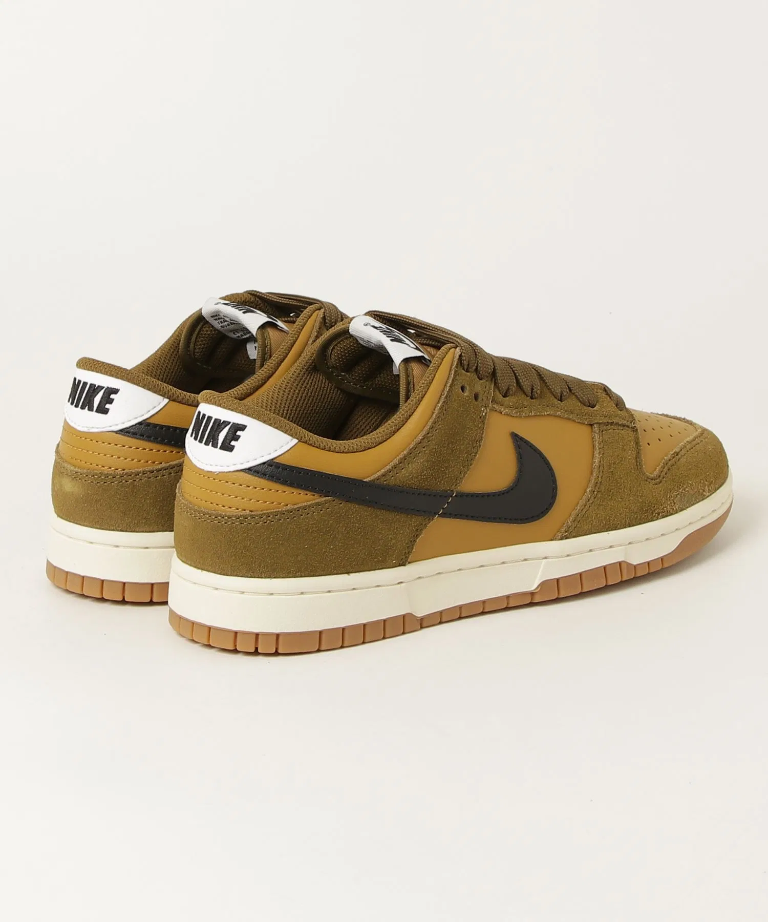 Мужские кроссовки NIKE DUNK LOW RETRO SE коричневые — фото 2
