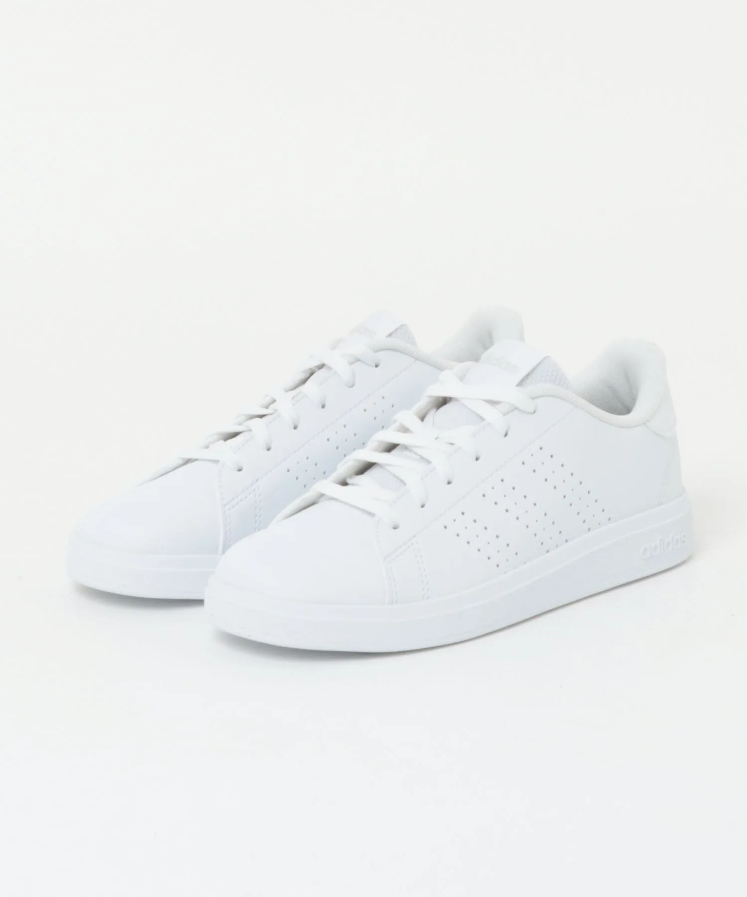 Кроссовки для детей ADVANCOURT BASE 2.0 J adidas бело-серые