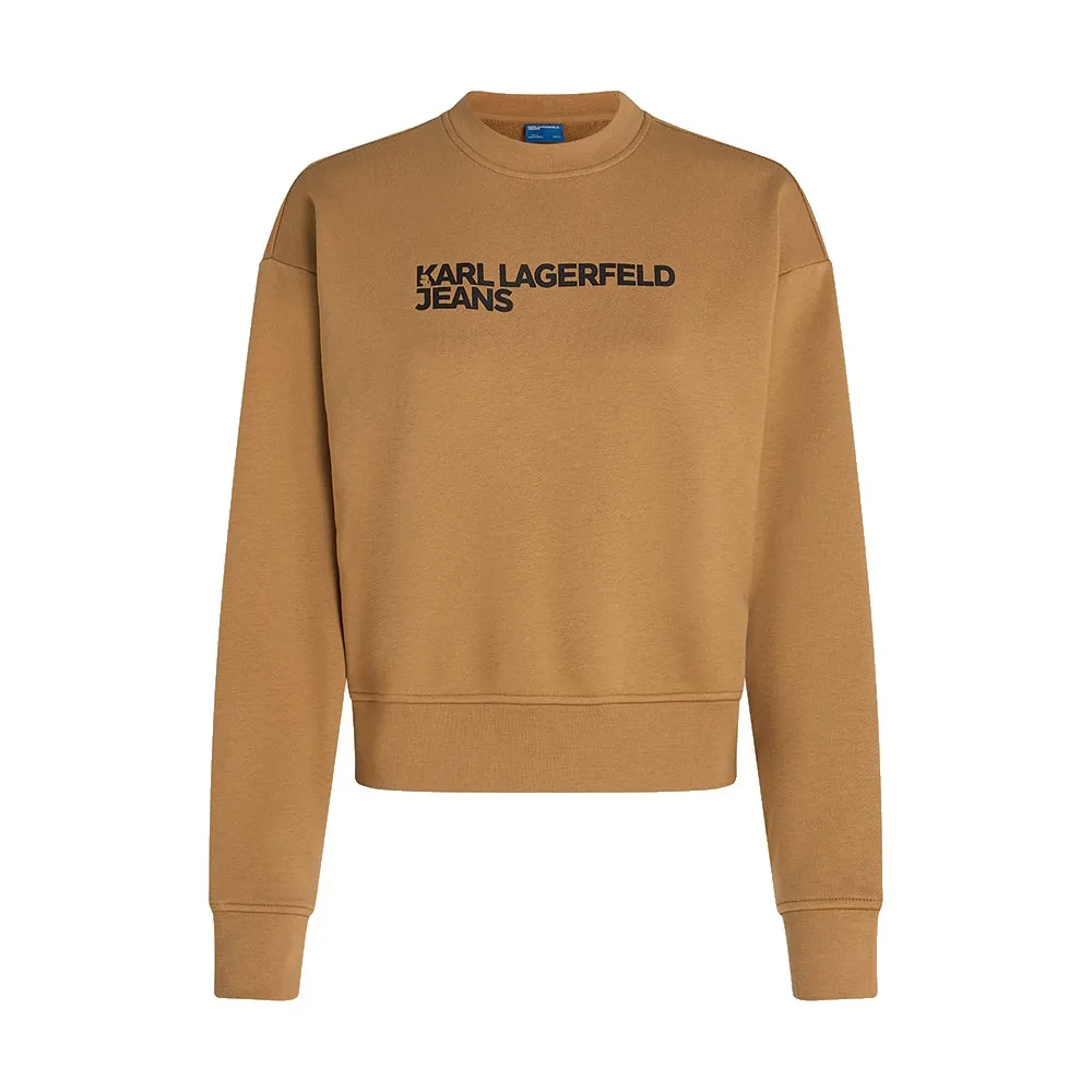 

Толстовка Karl Lagerfeld Jeans A1W20005 Regular Essential Logo, коричневый