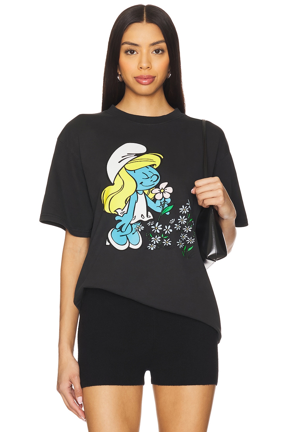 

Футболка с коротким рукавом для Дня влюбленных Smurfs от Philcos, black pigment
