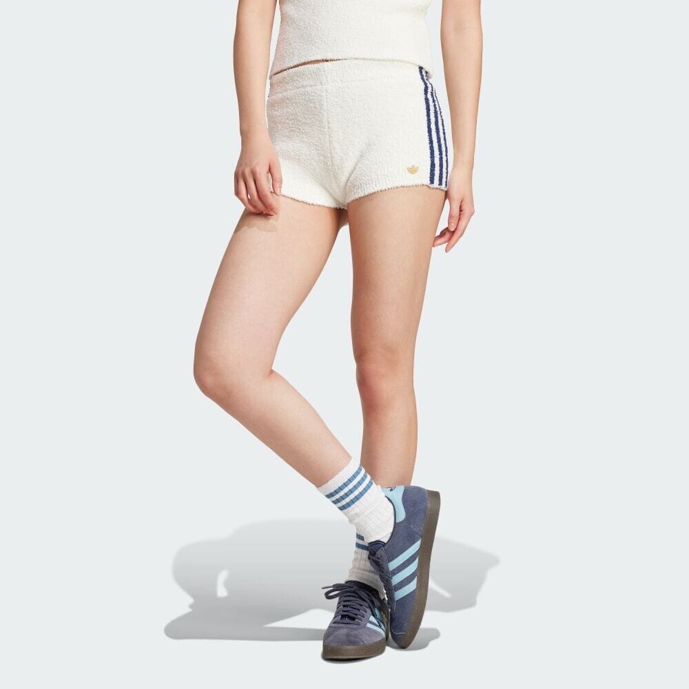 

Шорты Adidas Premium Knit Shorts, цвет Off-White