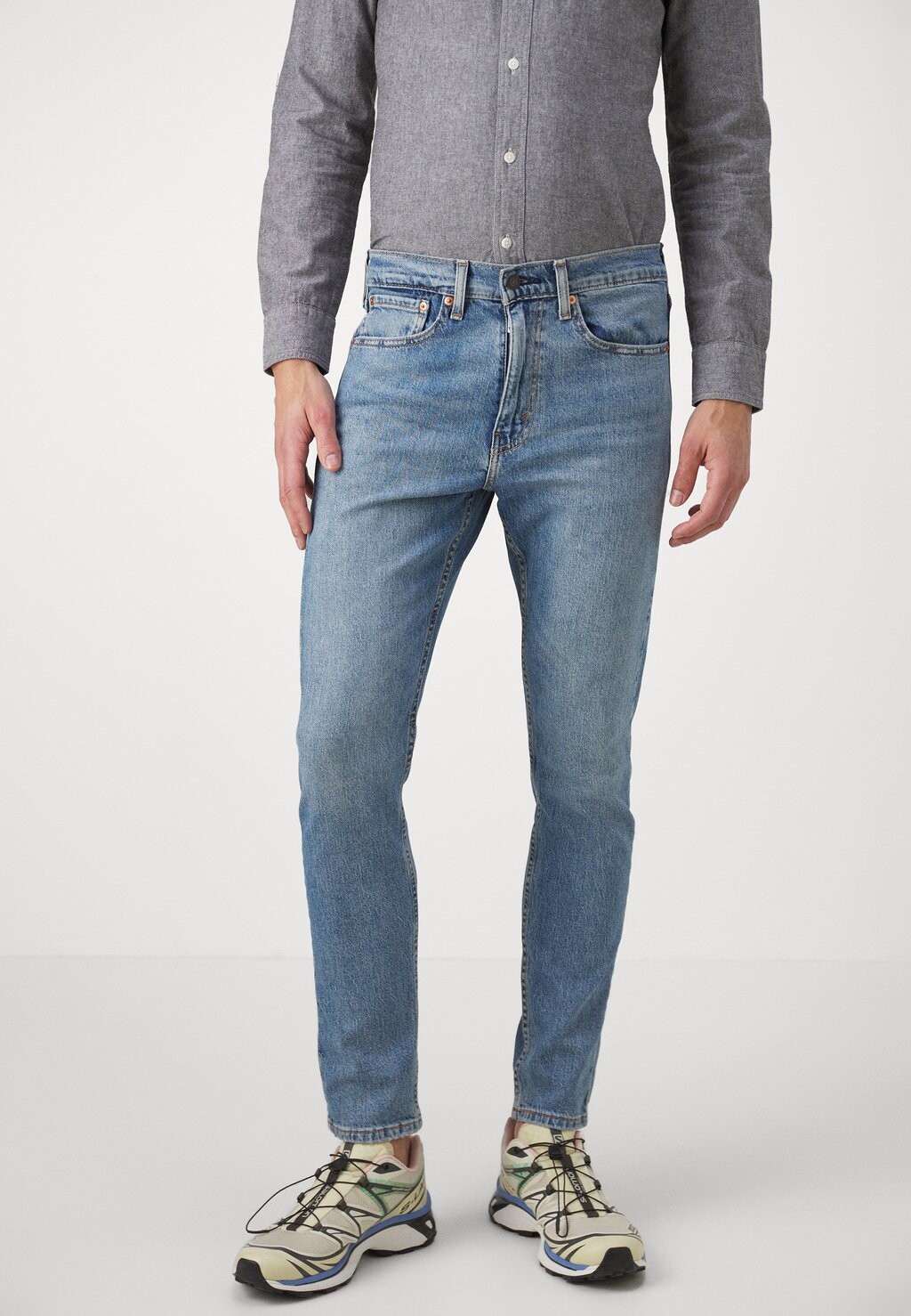 Джинсы приталенного кроя 515 Slim Taper Levi's, цвет blue denim — фото 3