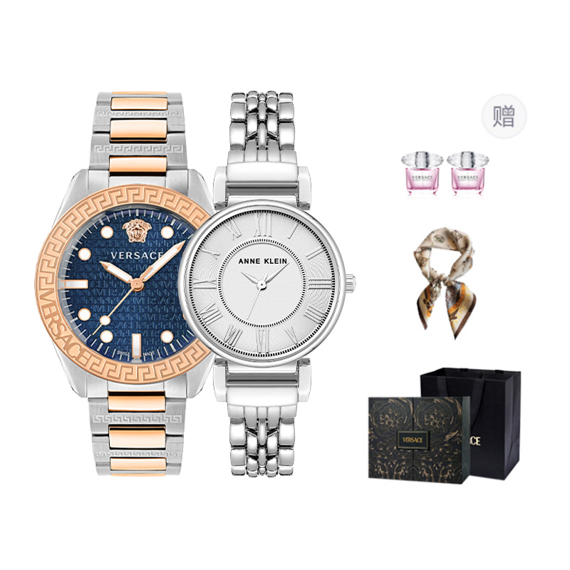 

VERSACE Наручные часы кварцевый механизм браслет из нержавеющей стали зеленый циферблат Unisex